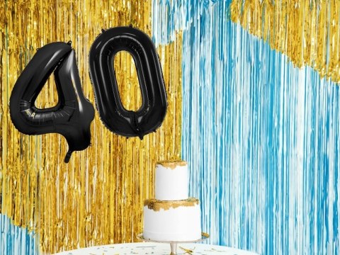 Zestaw balony cyfry czarne na KAŻDE urodziny 10-99 Zestaw balony cyfry czarne na KAŻDE urodziny 10-99