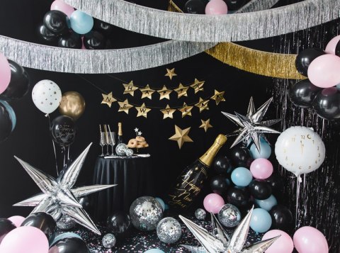 Balon foliowy Butelka Happy New Year, 39,5x98 cm, mix Balon foliowy Butelka Happy New Year, 39,5x98 cm, mix