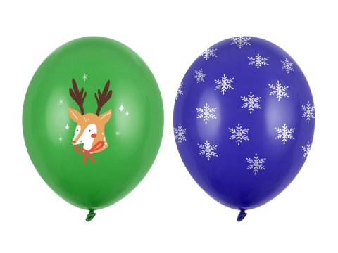 Balony 30 cm, Merry Christmas, mix (1 op. / 50 szt.) Balony 30 cm, Merry Christmas, mix (1 op. / 50 szt.)
