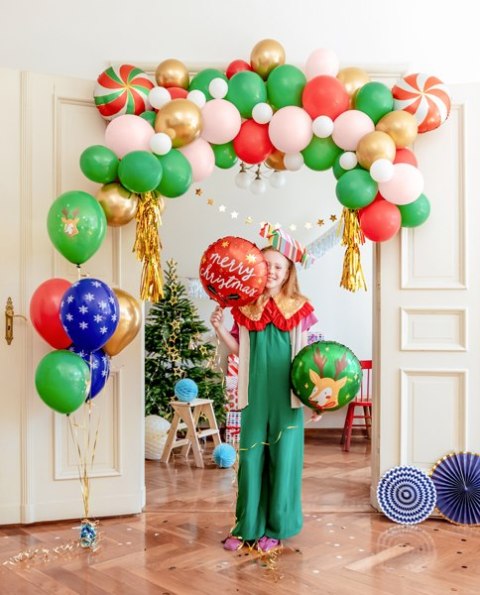 Balony 30 cm, Merry Christmas, mix (1 op. / 50 szt.) Balony 30 cm, Merry Christmas, mix (1 op. / 50 szt.)