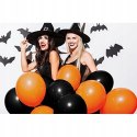 Balony czarne pomarańczowe na Halloween HURT x200 Balony czarne pomarańczowe na Halloween HURT x200