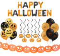 Balony girlanda dynia baner na Halloween ZESTAW XL