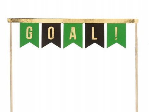 Topper na tort Piłka nożna dekoracje z piłką GOAL Topper na tort Piłka nożna dekoracje z piłką GOAL