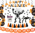 Zestaw dekoracje ozdoby balony sieć na Halloween Zestaw dekoracje ozdoby balony sieć na Halloween