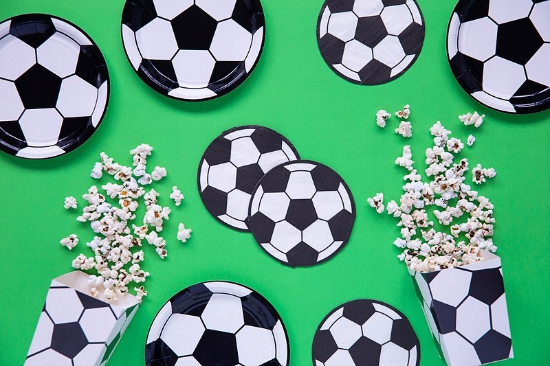 Zestaw dekoracji dekoracje na piłkarskie urodziny