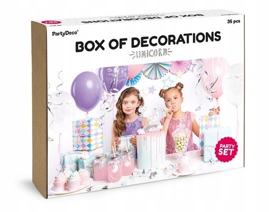 Balony baner zestaw ozdoby Jednorożec na urodziny Balony baner zestaw ozdoby Jednorożec na urodziny