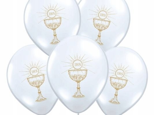 Balony napis I KOMUNIA serwetki świece na komunię Balony napis I KOMUNIA serwetki świece na komunię