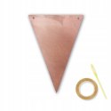 Chorągiewki rosegold girlanda dekoracja panieński Chorągiewki rosegold girlanda dekoracja panieński