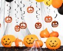 Dekoracje na Halloween balony pająki napis ZESTAW Dekoracje na Halloween balony pająki napis ZESTAW
