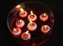 Świeczka pływająca oko dekoracja na Halloween x25