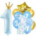 Balon cyfra 1 na pierwsze urodziny mam już roczek Balon cyfra 1 na pierwsze urodziny mam już roczek