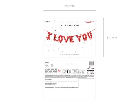 Balon foliowy I Love You Balon foliowy I Love You
