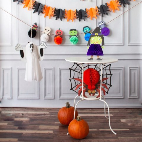 Balony na Halloween baner girlanda świecące dynie Balony na Halloween baner girlanda świecące dynie