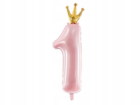 Balony róż dekoracje ozdoby na roczek 1 urodziny Balony róż dekoracje ozdoby na roczek 1 urodziny