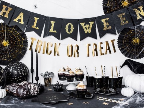 Dekoracje na Halloween pajęczyna balony nietoperze Dekoracje na Halloween pajęczyna balony nietoperze
