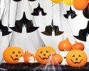Dekoracje na Halloween pajęczyna balony nietoperze Dekoracje na Halloween pajęczyna balony nietoperze