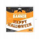 Girlanda baner Happy Halloween z dynią napis 185cm Girlanda baner Happy Halloween z dynią napis 185cm