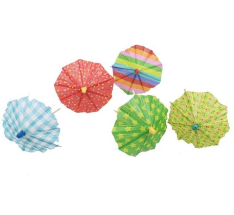 Parasolki dekoracyjne do drinków koktajli aloha 10 Parasolki dekoracyjne do drinków koktajli aloha 10