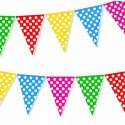 Zestaw na urodziny kolorowe balony konfetti baner