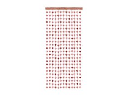 Kurtyna - Serca, różowe złoto, 100x245 cm