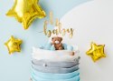 Topper na tort Oh baby, złoty, 25 cm Topper na tort Oh baby, złoty, 25 cm