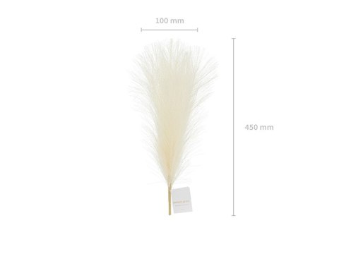 Trawa pampasowa sztuczna,10x45 cm, jasny kremowy Trawa pampasowa sztuczna,10x45 cm, jasny kremowy