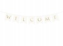 Baner Welcome napis na przywitanie gości Witamy Baner Welcome napis na przywitanie gości Witamy