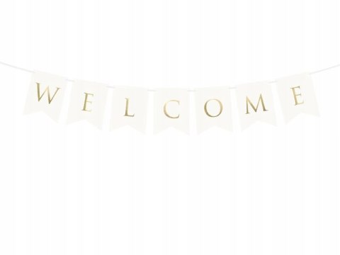 Baner Welcome napis na przywitanie gości Witamy Baner Welcome napis na przywitanie gości Witamy