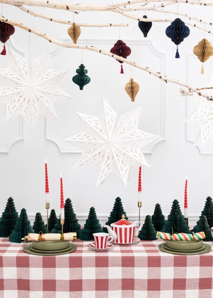 Gwiazda papierowa, 50 cm, biały