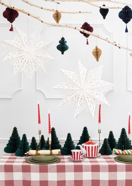 Gwiazda papierowa, 50 cm, biały