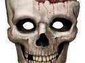 Maska kościotrupa czaszka zombi mózg na Halloween Maska kościotrupa czaszka zombi mózg na Halloween