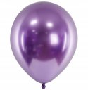 Balony Glossy fioletowe chromowane 18stka duże x50 Balony Glossy fioletowe chromowane 18stka duże x50