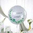 Balony ozdoby komunijne srebrne zestaw na Komunię Balony ozdoby komunijne srebrne zestaw na Komunię