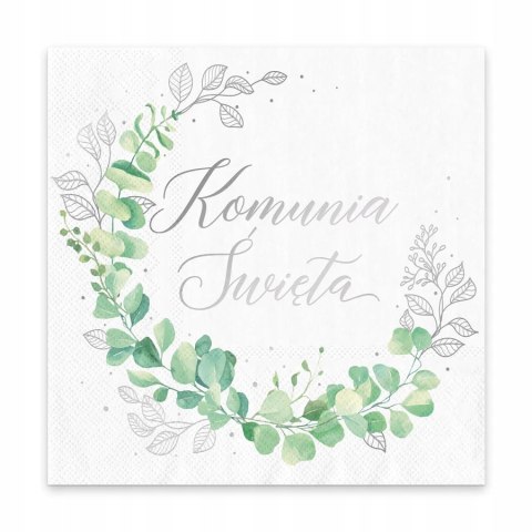 Serwetki dekoracje ozdoby komunijne na I Komunię