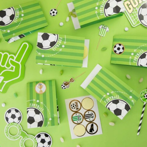 Torebki na cukierki piłka nożna football murawa x6 Torebki na cukierki piłka nożna football murawa x6