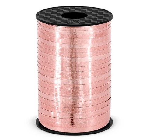 Wstążka rose gold różowe złoto metaliczna 225m Wstążka rose gold różowe złoto metaliczna 225m