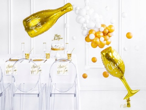 Balony cyfry 2023 Sylwester Nowy rok konfetti gold Balony cyfry 2023 Sylwester Nowy rok konfetti gold