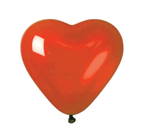 Balony czerwone serca MEGA 40cm na Walentynki x100 Balony czerwone serca MEGA 40cm na Walentynki x100