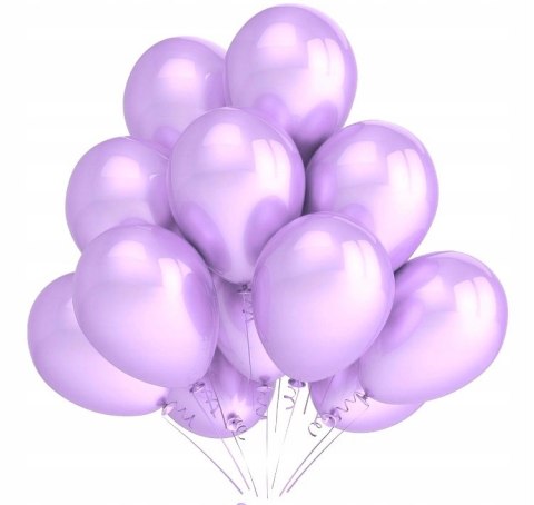 Balony fioletowe metaliczne 18 urodziny ślub x100 Balony fioletowe metaliczne 18 urodziny ślub x100