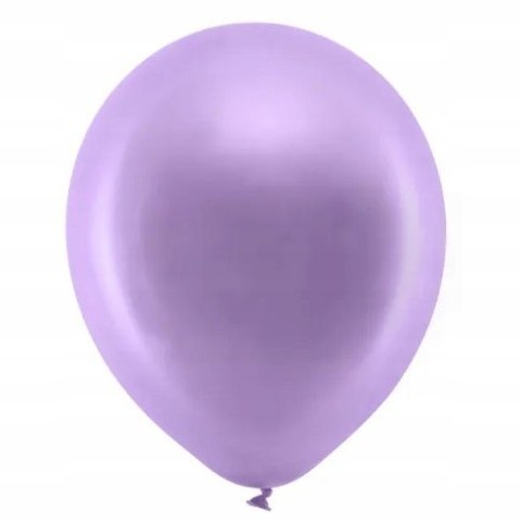 Balony fioletowe metaliczne 18 urodziny ślub x100 Balony fioletowe metaliczne 18 urodziny ślub x100