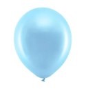 Balony niebieskie błękitne metaliczne roczek x100 Balony niebieskie błękitne metaliczne roczek x100
