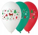 Dekoracje świąteczne dla dzieci balony z Mikołajem