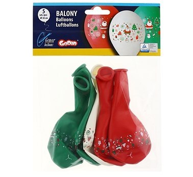 Dekoracje świąteczne dla dzieci balony z Mikołajem