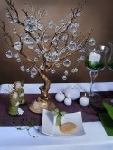 Łańcuch na choinkę organza tiul do prezentów 22kol Łańcuch na choinkę organza tiul do prezentów 22kol