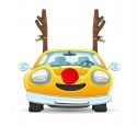 Rogi renifera nos dekoracja świąteczna na auto