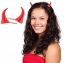 Strój spinki do włosów rogi diabła na Halloween