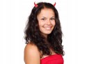 Strój spinki do włosów rogi diabła na Halloween