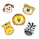 Zestaw balony 1 Mam Roczek zwierzątka ZOO boho Zestaw balony 1 Mam Roczek zwierzątka ZOO boho
