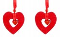Zestaw dekoracji baner balony serca na Walentynki