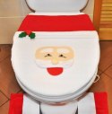 Zestaw świąteczny do łazienki WC dywanik MIKOŁAJ